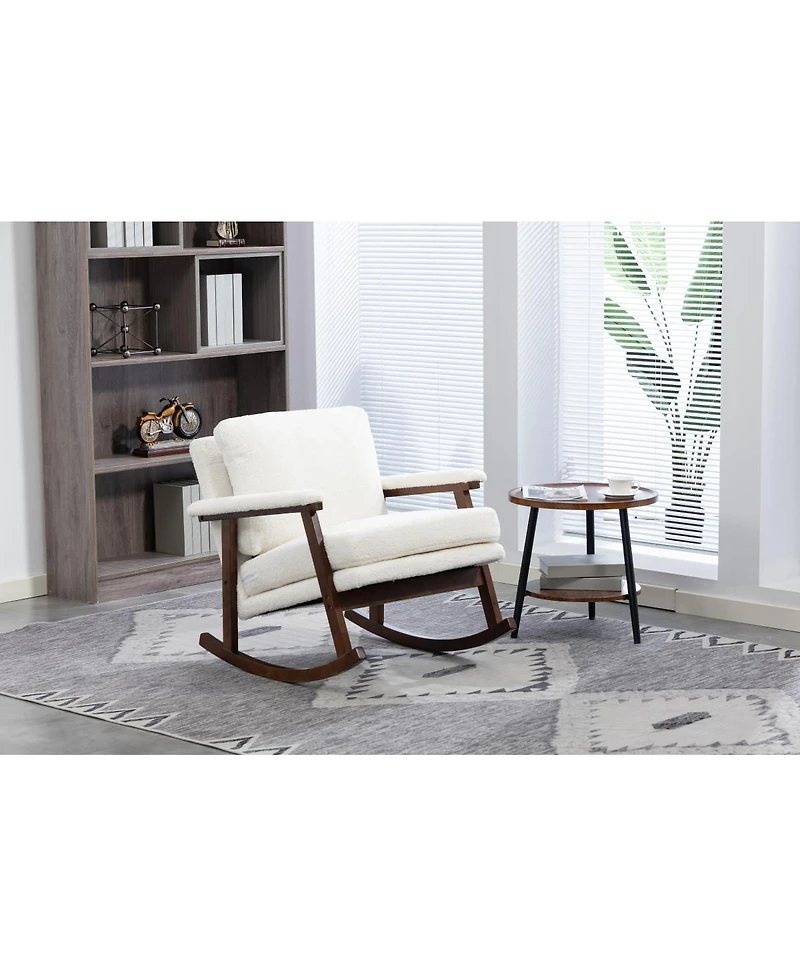 Streamdale Furniture Mid-Century Rocking Accent Chair