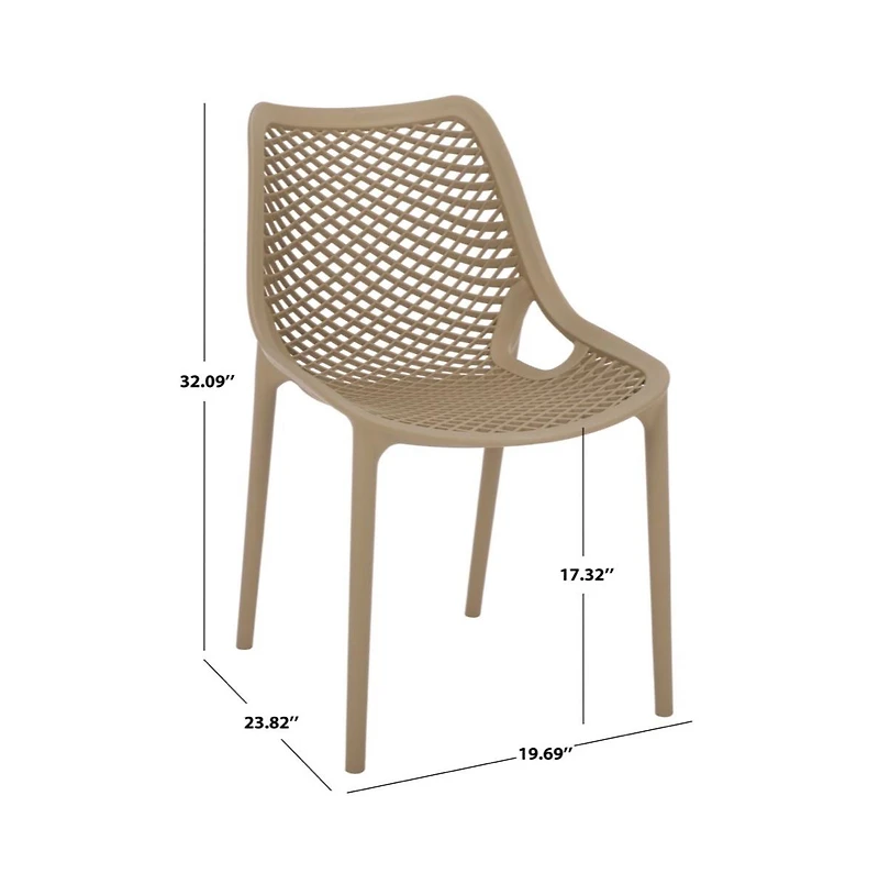 Augusta Home Leila Outdoor Dining Chair (Set of 2)