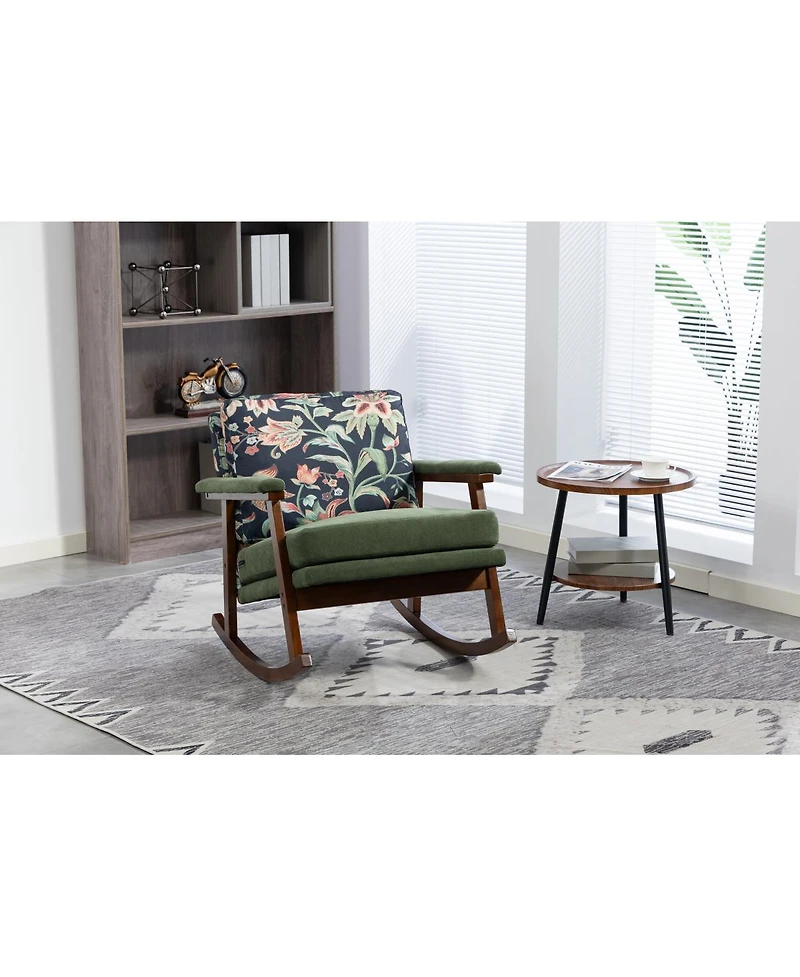 Streamdale Furniture Mid-Century Rocking Accent Chair
