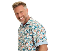 Tommy Bahama Men's Nova Wave Glass Half Full Printed Shirt
