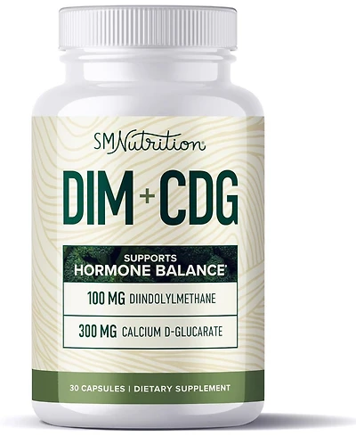 SMNutrition Dim Plus Calcium D Glucarate Capsules 30 Count
