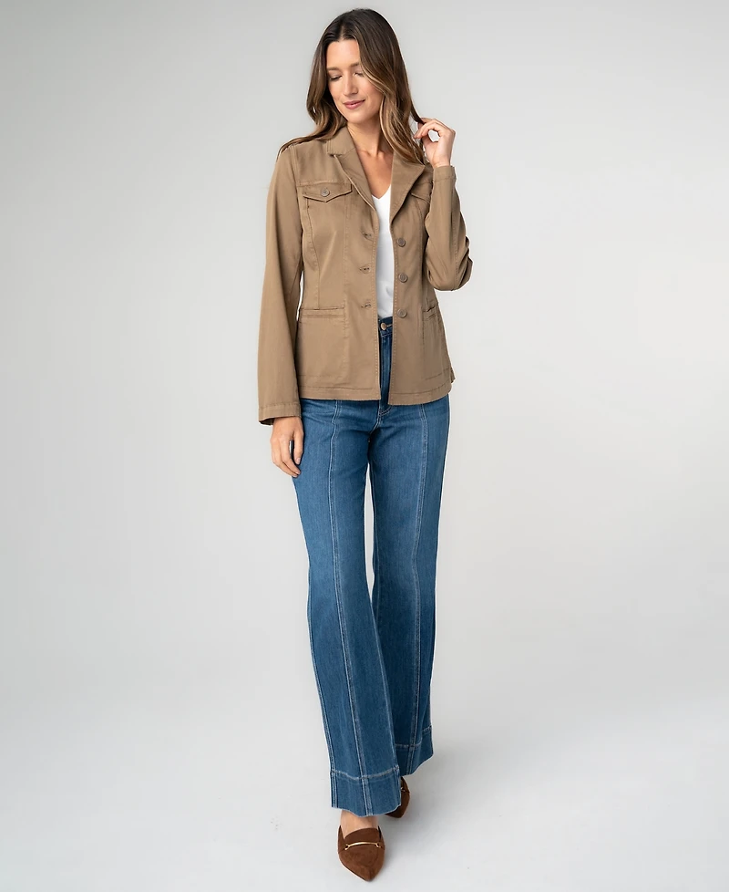 Liverpool Los Angeles Petite Notch Collar Blazer