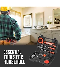 Pursonic Power and Repair Kit: Rechargeable Electric Screwdriver and 9-Piece Handy Tool Set