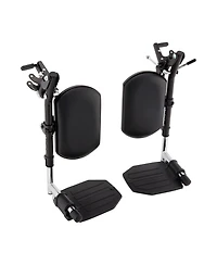 Invacare Wheelchair Elevating Legrests Padded Calf Pads, Composite Footplates and Swing Away Function
