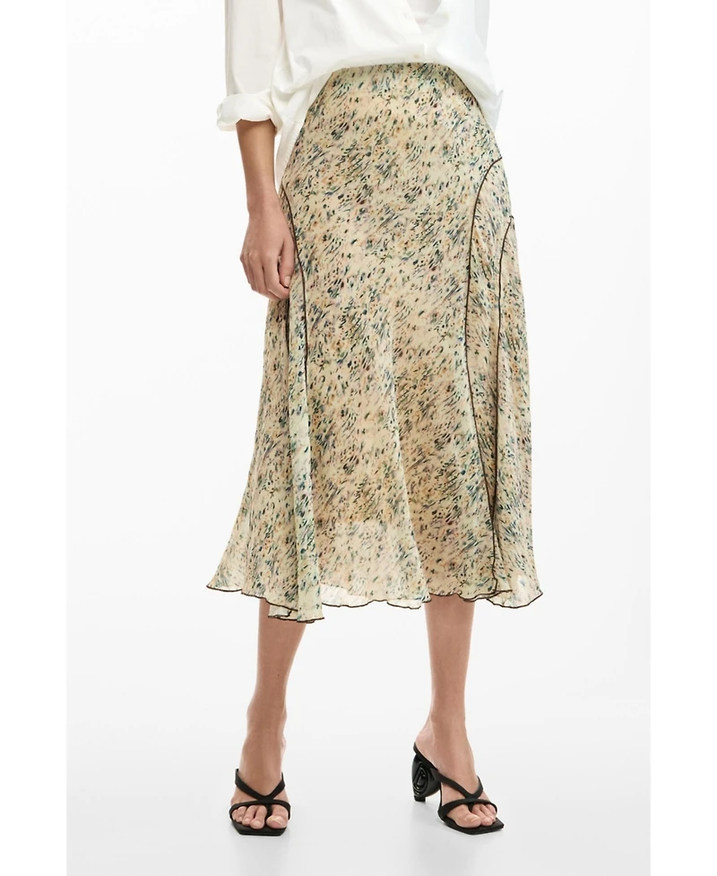 Desigual Women's Wild midi skirt