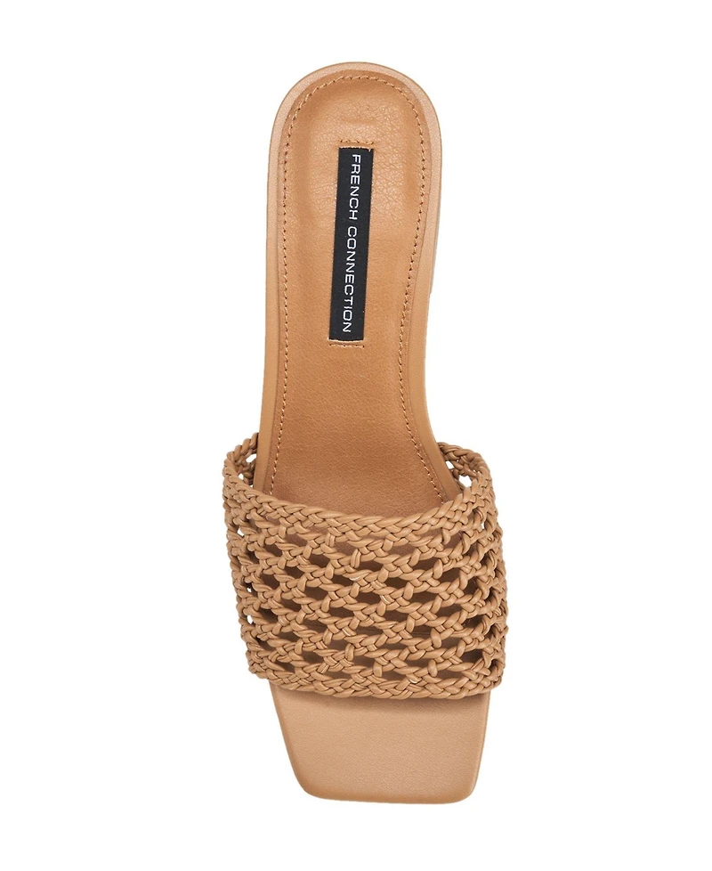 French Connection Womens Waves Woven Mule
