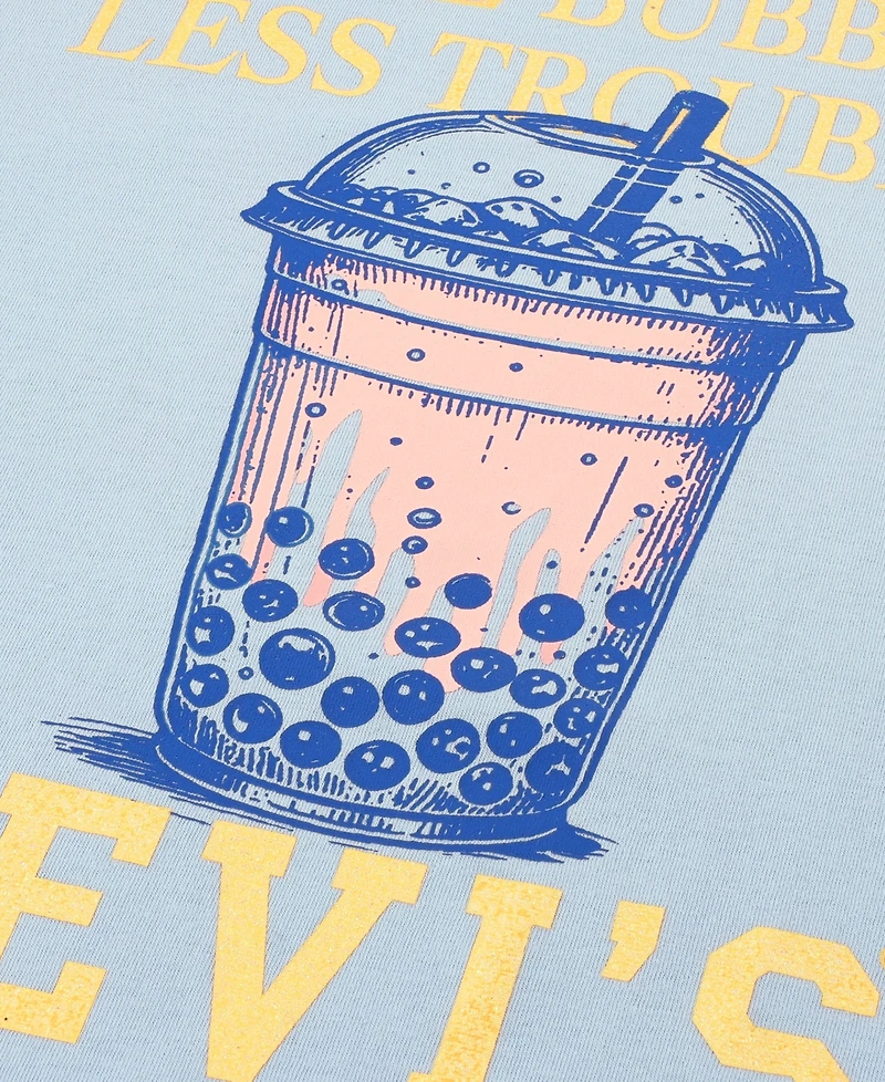 Levi's Girls' 7-16 Boba Oversized Crewneck T-Shirt