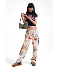 Desigual Women's Printed denim trousers