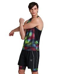 Reebok Men's Run Distort Speed Singlet Sleeveless Tank Top T-shirt