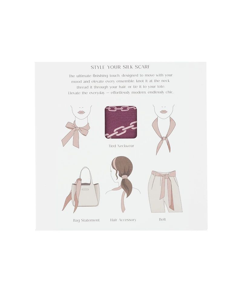 Bespoke Fashion Women's Lucy Link Diamond Scarf