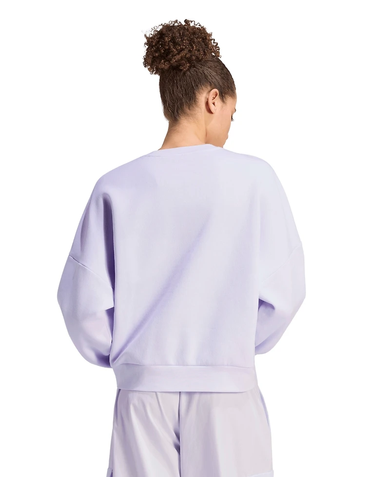 adidas Women's Essentials Crewneck Small-Logo Sweatshirt