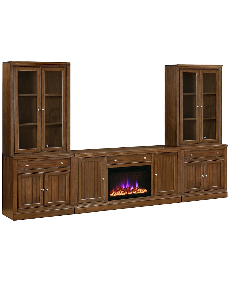 Amren 65" 2 Door Console With Fireplace
