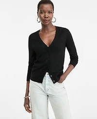 I.n.c. International Concepts Women's V-Neck Cardigan Sweater, Macy's Exclusive