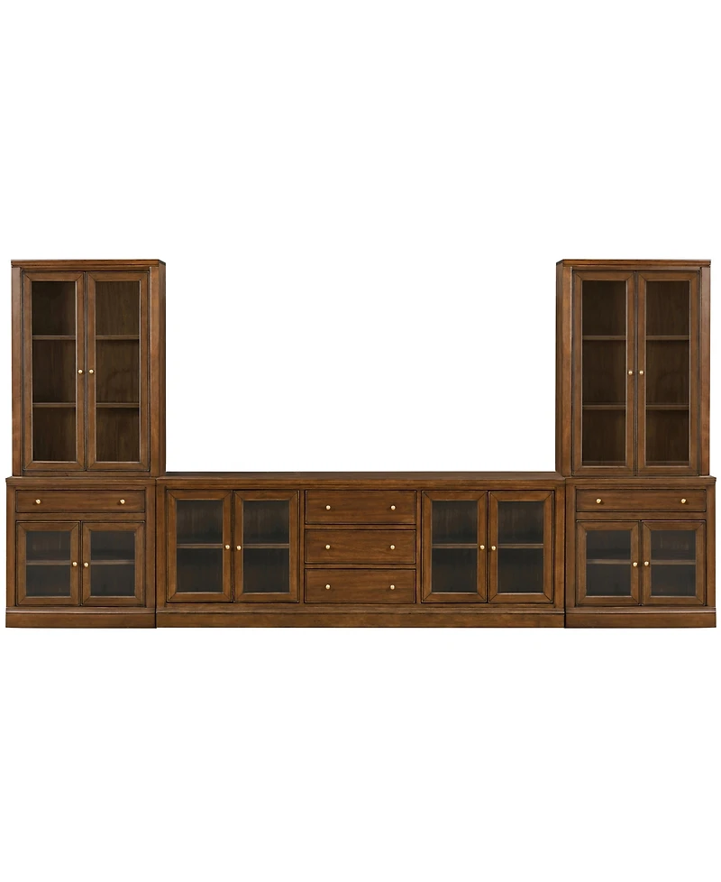 Amren 85" Wood 4-Door Console