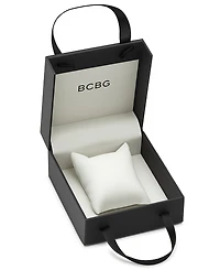 Bcbg Women's Quartz Round Silver Stainless Steel Watch 32mm