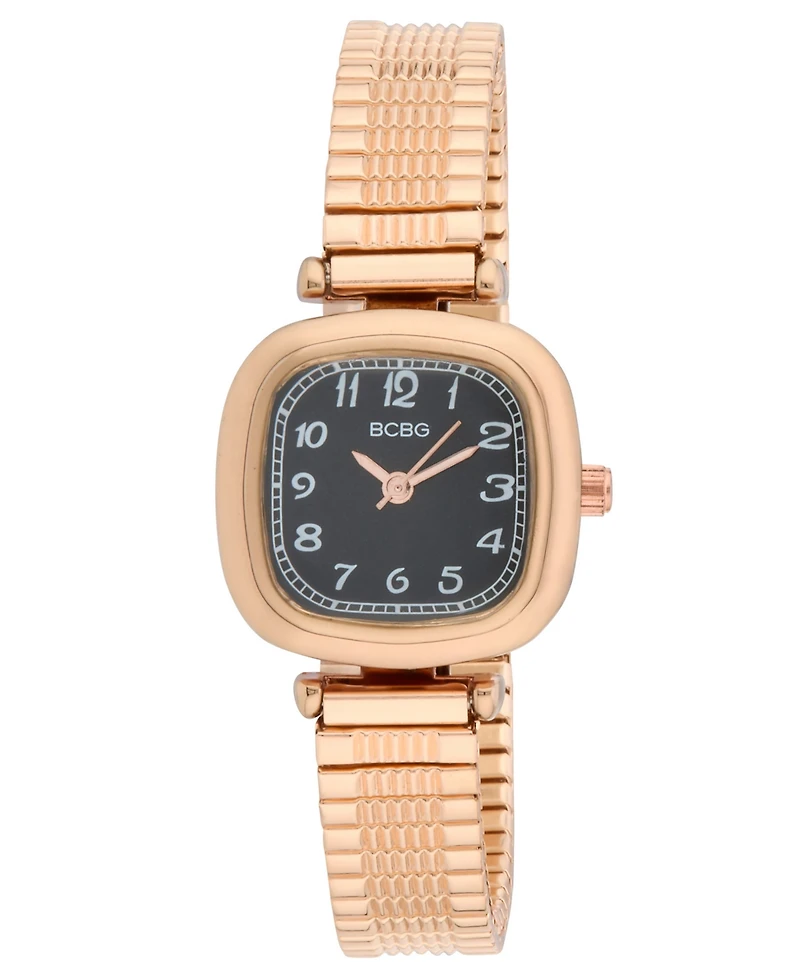 Bcbg Women's Quartz Round Rose Gold Stainless Steel Watch 27mm