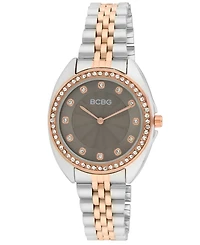Bcbg Women's Quartz Round Two-Tone Stainless-Steel Watch 34mm