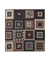 Donna Sharp Lodge Square Reversible Throw, 50"x 60"