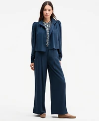 Liverpool Los Angeles Women's High-Rise Pleated Wide-Leg Pants