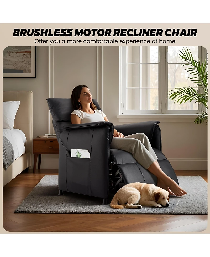 gaomon Electric Recliner Sofa Chair with Massage and Heat for Living Room, Bedroom, Office