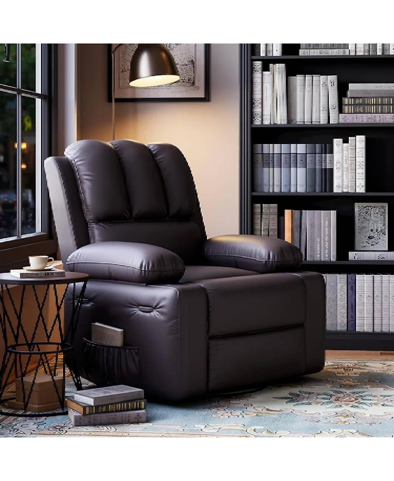 gaomon Massage Recliner Sofa Chair, Lounge Recliner with Heat and Massage for Living Room, Bedroom, and Nursery