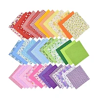 Gnuadz 42piece 10" Floral Cotton Fabric Squares Diy Sewing Patchwork Craft