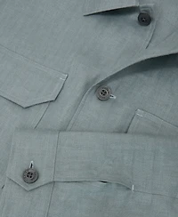 Reiss Men's Polasio Herringbone Stripe Overshirt