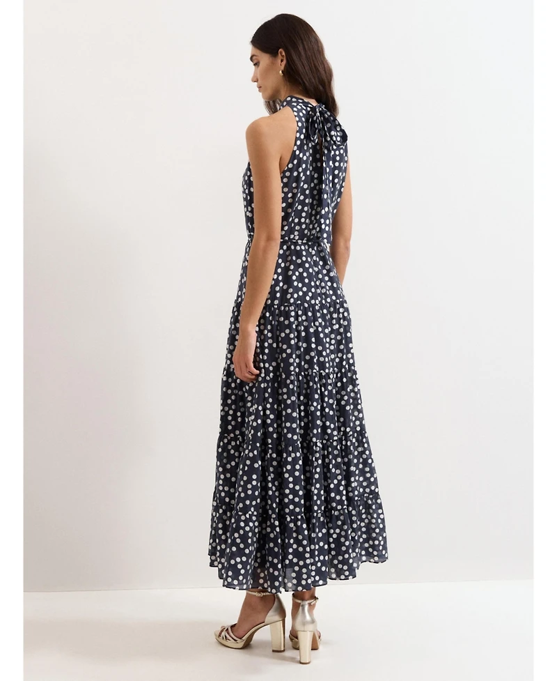 Phase Eight Women's Nita Navy Spot Maxi