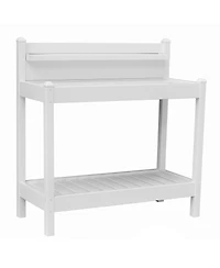 Dura-Trel Greenfield Outdoor Table Potting Bench for Gardening Supplies