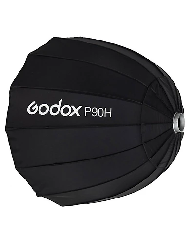 Godox P90H 35 inch Parabolic Softbox for Studio Video Flash Light, Bowens Mount, Hi-Temperature Resistant