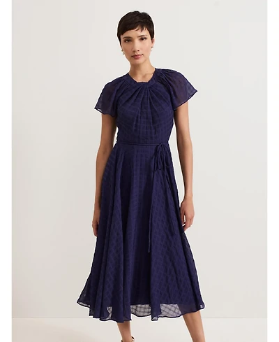 Phase Eight Women's Gwen Pleated Textured Dress