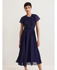 Phase Eight Women's Gwen Pleated Textured Dress