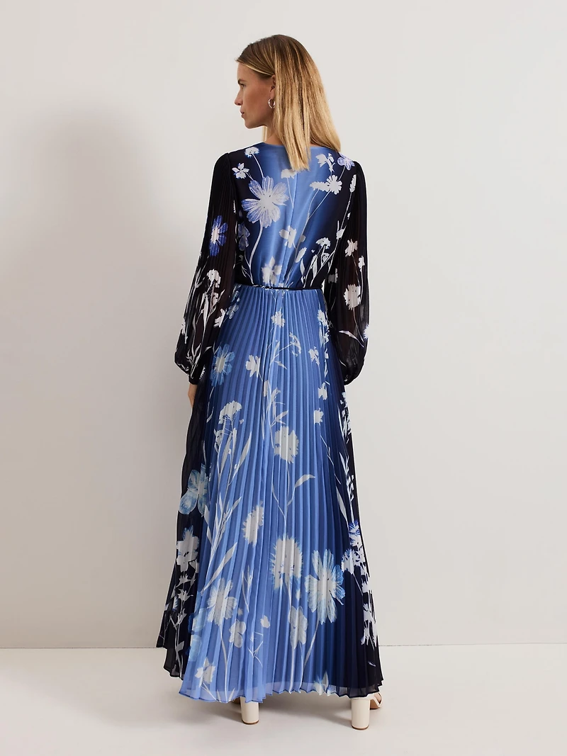 Phase Eight Women's Annie Pleated Floral Maxi Dress