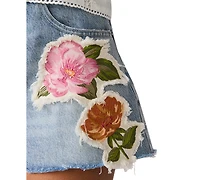 Steve Madden Women's Lilien Printed Denim Shorts