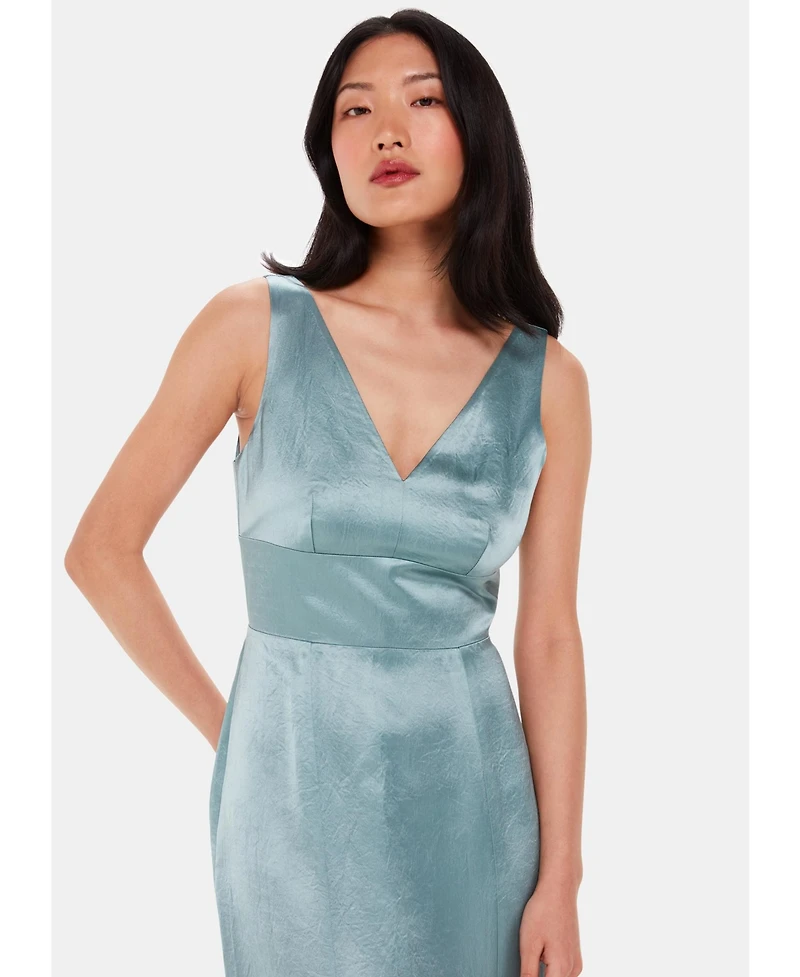 Whistles Women's Charlotte Satin Maxi Dress