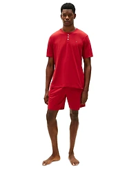 Tommy Hilfiger Men's Short Sleeve Solid Henley