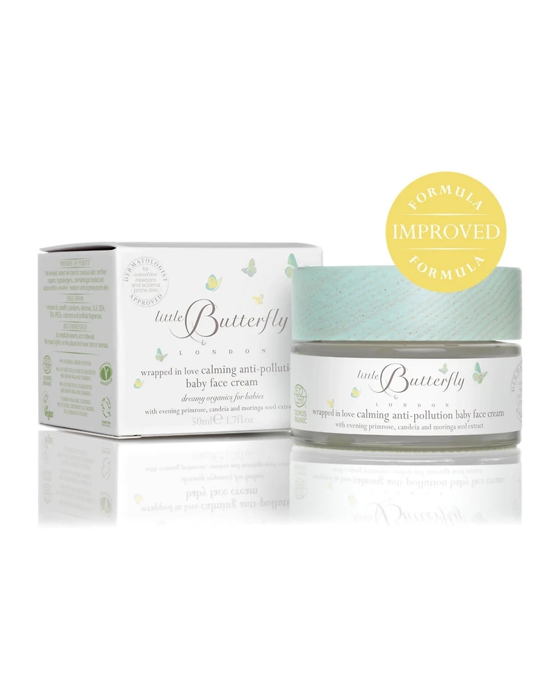 Little Butterfly London Baby Butterfly LondonWrapped in Love Calming Anti-Pollution Face Cream 50 Milliliters