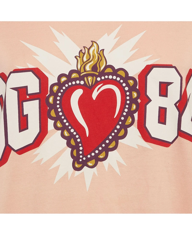 Pre-Owned Dolce & Gabbana Women's Printed Jersey Crewneck T-Shirt