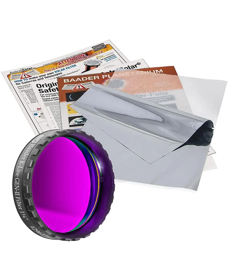 Baader Planetarium Calcium Gen-ii 1.25" Unstacked Ca-k Solar Imaging Filter with Lpfc