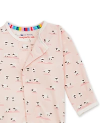 Magnetic Me Baby Girls' Baa Long-Sleeve Coverall