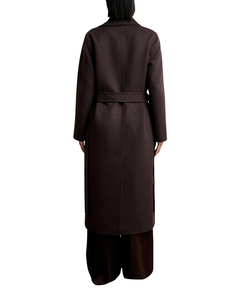 Reiss Women's Double-Breasted Blindseam Wool-Blend Coat