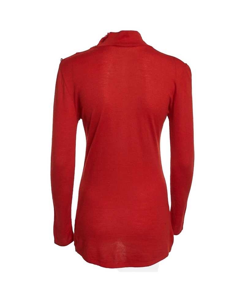 Pre-Owned Balmain Women's Knit Turtle Neck Pullover
