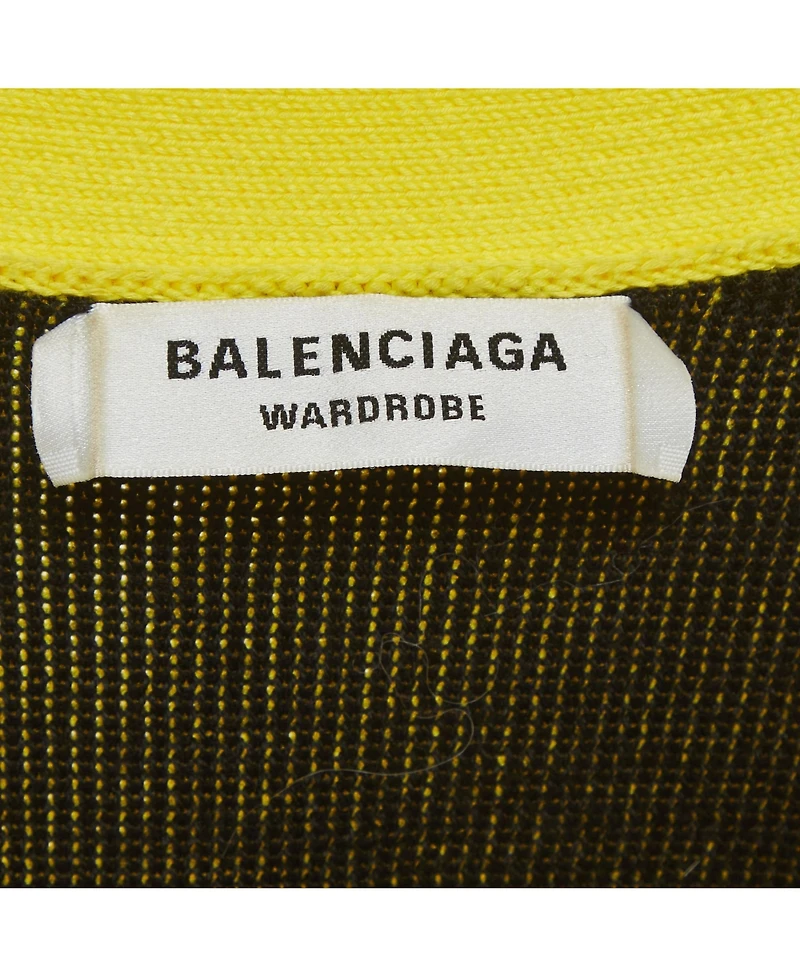 Pre-Owned Balenciaga Women's Logo All Over Knit Cardigan