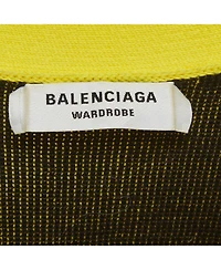 Pre-Owned Balenciaga Women's Logo All Over Knit Cardigan