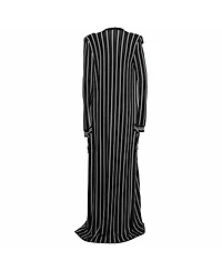 Pre-Owned Balmain Women's Striped Knit Long Open Cardigan