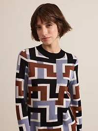 Phase Eight Women's Brianna Crew Neck Knitted Dress