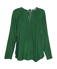 Pre-Owned Emilio Pucci Women's Silk Pleated Top