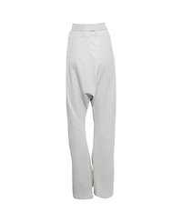 Pre-Owned Salvatore Ferragamo Women's Leather Elasticated Harem Pants