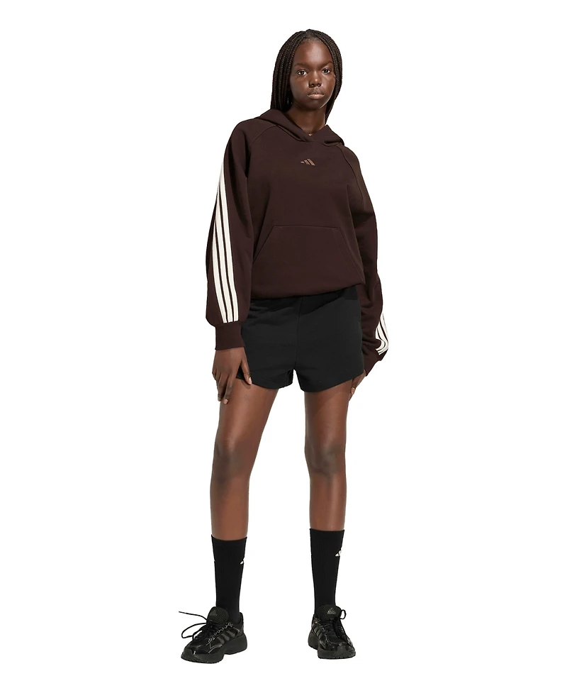 adidas Women's 3-Stripes Pull-On Hoodie