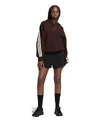 adidas Women's 3-Stripes Pull-On Hoodie